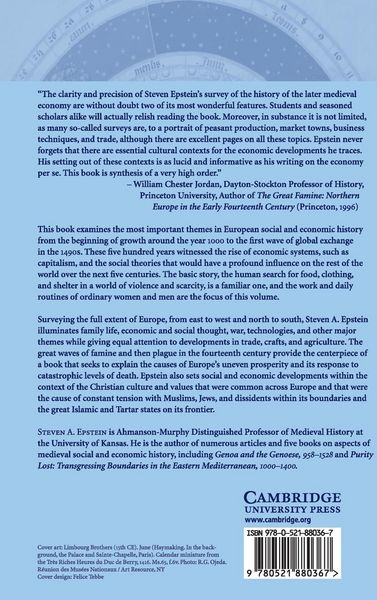 Produktbild: An Economic and Social History of Later Medieval Europe, 1000-1500