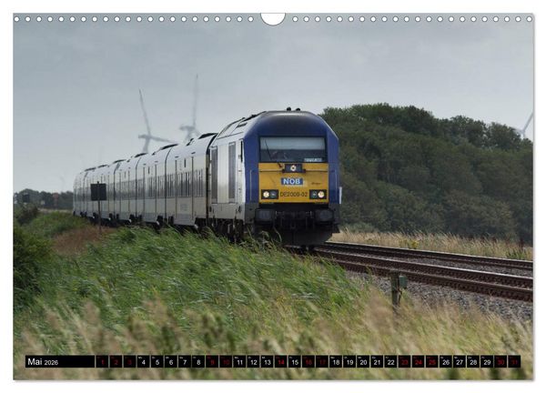 Produktbild: Die Marschbahn (Wandkalender 2026 DIN A3 quer), CALVENDO Monatskalender