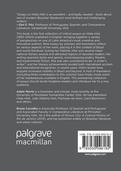 Produktbild: Essays on Hilda Hilst