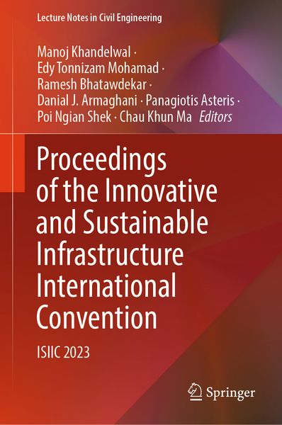 Produktbild: Proceedings of the Innovative and Sustainable Infrastructure International Convention