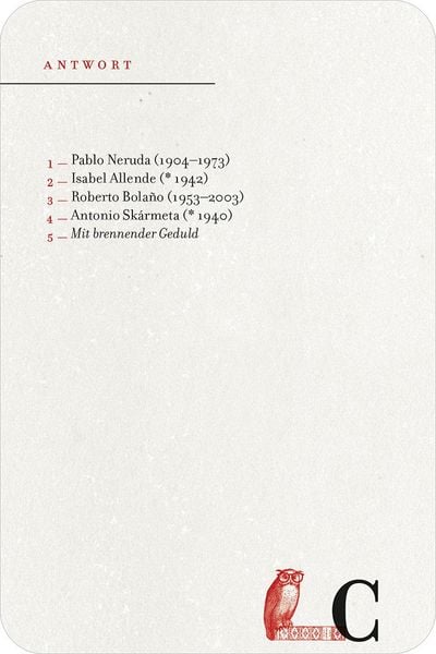Produktbild: Moses. - Das große Literatur-Quiz von A bis Z
