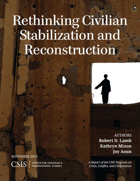 Produktbild: Rethinking Civilian Stabilization and Reconstruction