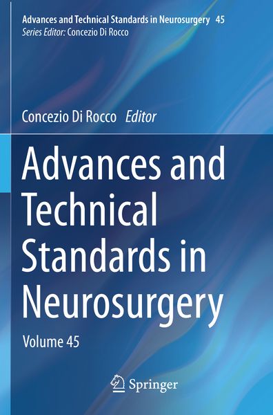 Produktbild: Advances and Technical Standards in Neurosurgery