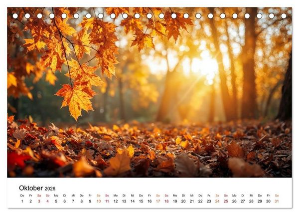 Produktbild: Naturzeit - Ein Jahr im Wandel (Tischkalender 2026 DIN A5 quer), CALVENDO Monatskalender
