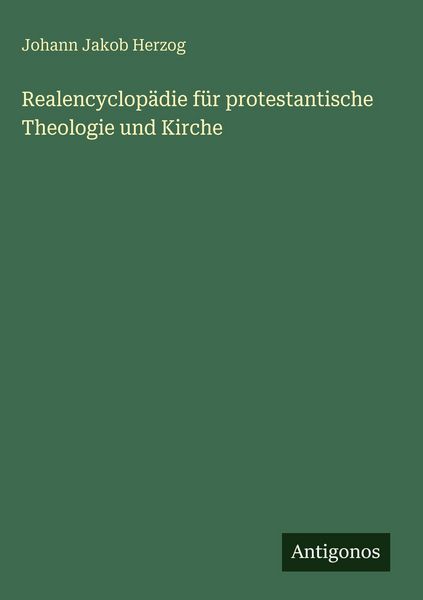 Produktbild: Realencyclop&auml;die f&uuml;r protestantische Theologie und Kirche