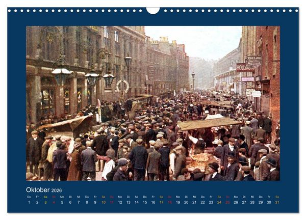 Produktbild: Historisches London von 1888 bis 1918 (Wandkalender 2026 DIN A3 quer), CALVENDO Monatskalender