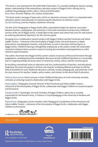 Produktbild: The Role of the Pedagogista in Reggio Emilia
