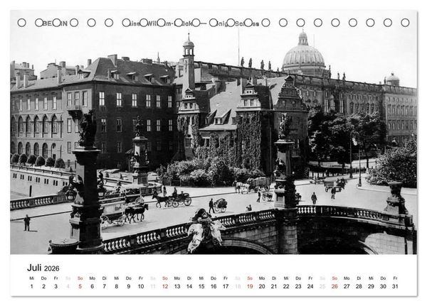 Produktbild: Gr&uuml;&szlig;e aus dem alten Berlin (Tischkalender 2026 DIN A5 quer), CALVENDO Monatskalender