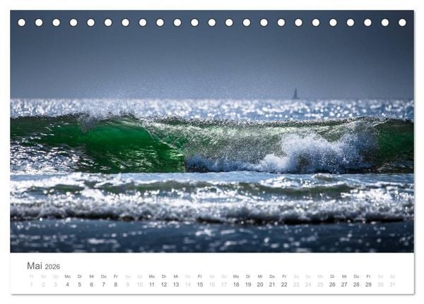 Produktbild: Amrum - Nordseeinsel im Wechsel der Gezeiten (Tischkalender 2026 DIN A5 quer), CALVENDO Monatskalender