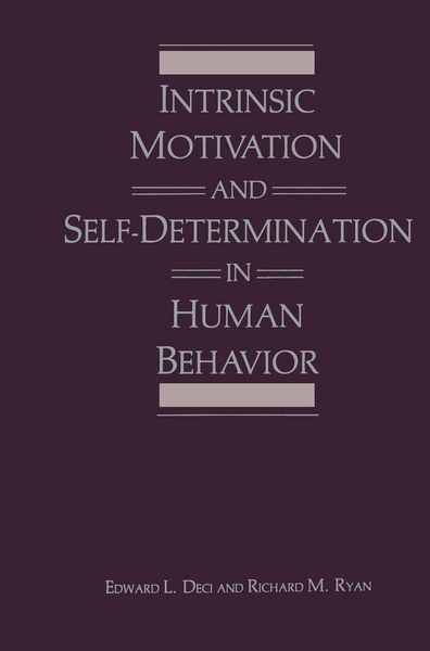 Produktbild: Intrinsic Motivation and Self-Determination in Human Behavior