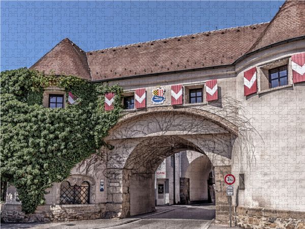 Produktbild: CALVENDO Puzzle Das Linzer Tor, ein ehemaliger Stadtturm | 1000 Teile Lege-Gr&ouml;&szlig;e 64x48cm Foto-Puzzle f&uuml;r gl&uuml;ckliche Stunden