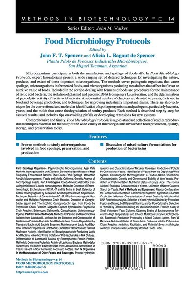 Produktbild: Food Microbiology Protocols