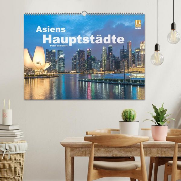 Produktbild: Asiens Hauptst&auml;dte (Wandkalender 2026 DIN A2 quer), CALVENDO Monatskalender