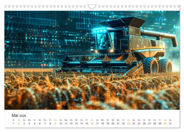 Produktbild: Landwirtschaft 5.0 - digitale Welt (Wandkalender 2026 DIN A3 quer), CALVENDO Monatskalender