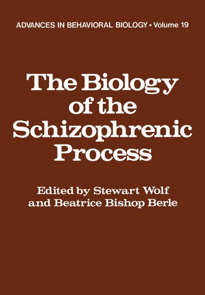 Produktbild: The Biology of the Schizophrenic Process
