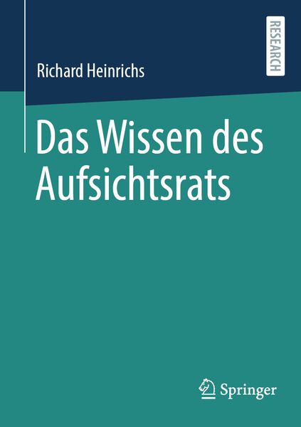 Produktbild: Das Wissen des Aufsichtsrats
