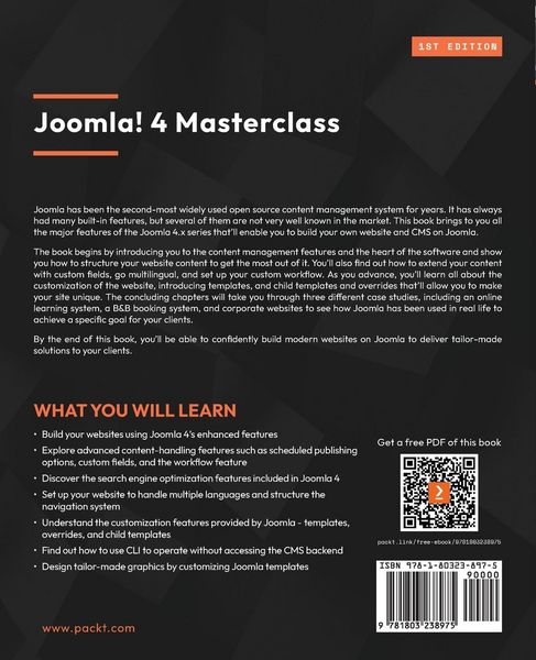 Produktbild: Joomla! 4 Masterclass