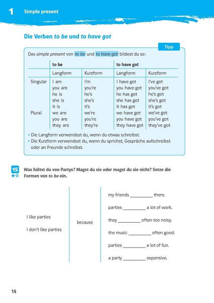Produktbild: Klett 10-Minuten-Training Englisch Simple Present und Present Progressive 5. Klasse