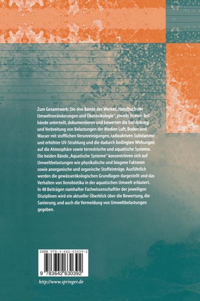 Produktbild: Handbuch der Umweltver&auml;nderungen und &Ouml;kotoxikologie
