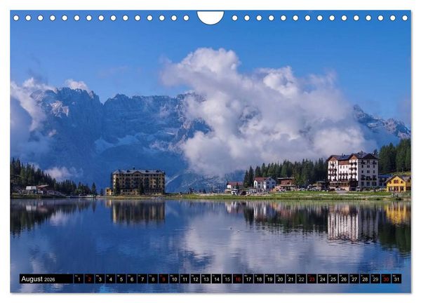 Produktbild: Die Dolomiten - Traumhafte Welt aus Stein (Wandkalender 2026 DIN A4 quer), CALVENDO Monatskalender