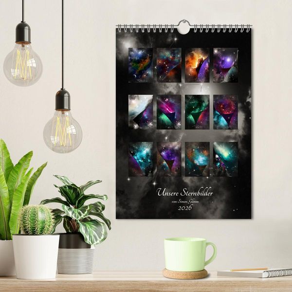 Produktbild: Unsere Sternbilder (Wandkalender 2026 DIN A4 hoch), CALVENDO Monatskalender