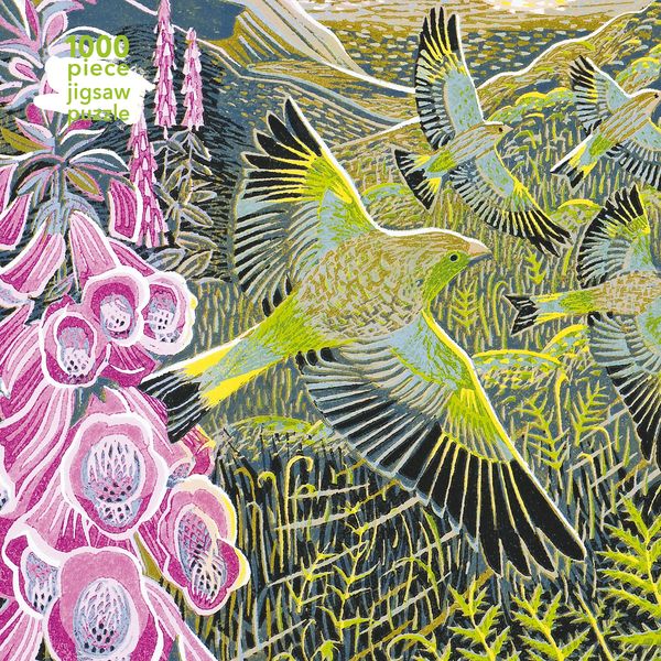 Produktbild: Puzzle - Annie Soudain, Roter Fingerhut und Finken