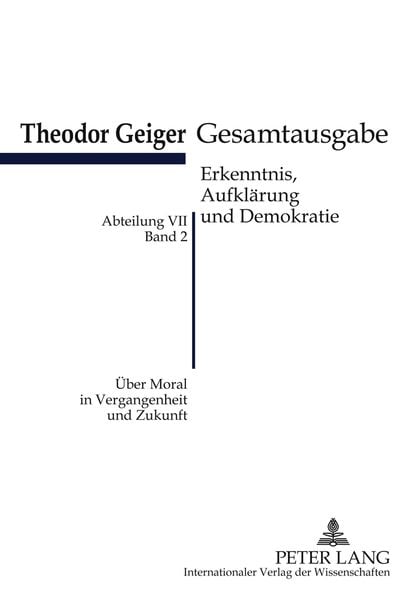 Produktbild: &Uuml;ber Moral in Vergangenheit und Zukunft