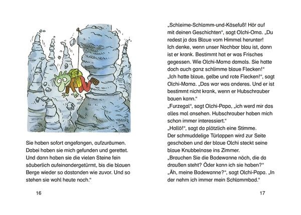 Produktbild: Die Olchis und der blaue Nachbar