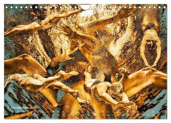 Produktbild: SCHWIMMGL&Uuml;CK (Wandkalender 2027 DIN A4 quer), CALVENDO Monatskalender