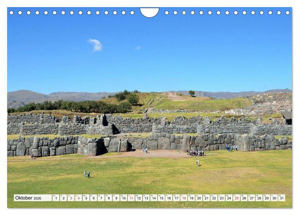 Produktbild: Inkabauten in PERU, Bauwerke eines gro&szlig;en Reiches (Wandkalender 2026 DIN A4 quer), CALVENDO Monatskalender