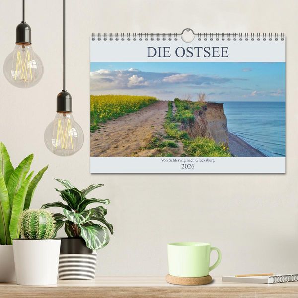 Produktbild: Die Ostsee - von Schleswig nach Gl&uuml;cksburg (Wandkalender 2026 DIN A4 quer), CALVENDO Monatskalender
