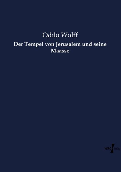 Produktbild: Der Tempel von Jerusalem und seine Maasse