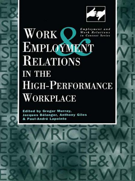 Produktbild: Work and Employment in the High Performance Workplace