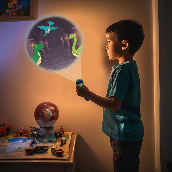 Produktbild: Dinosaurier Geschichten Projektor und Taschenlampe