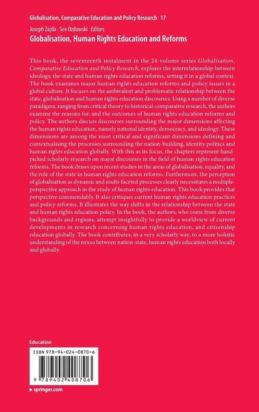 Produktbild: Globalisation, Human Rights Education and Reforms