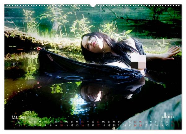 Produktbild: OPHELIA, sinnlich - mystisch - sehnsuchtsvoll (Wandkalender 2026 DIN A2 quer), CALVENDO Monatskalender