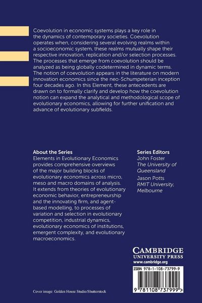 Produktbild: Coevolution in Economic Systems