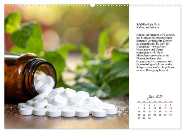 Produktbild: Die Kraft der Mineralbalance (Wandkalender 2027 DIN A2 quer), CALVENDO Monatskalender
