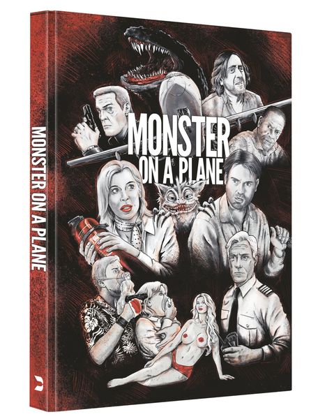 Produktbild: Monster on a Plane - 2-Disc Limited Edition Mediabook - Cover B (Blu-ray + Bonus-DVD)