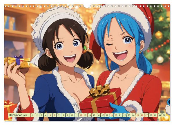 Produktbild: Anime Piraten - Waifu Edition (Wandkalender 2026 DIN A3 quer), CALVENDO Monatskalender
