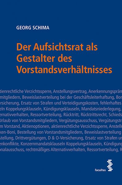Produktbild: Der Aufsichtsrat als Gestalter des Vorstandsverh&auml;ltnisses