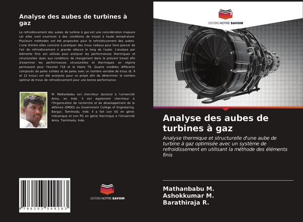 Produktbild: Analyse des aubes de turbines &agrave; gaz