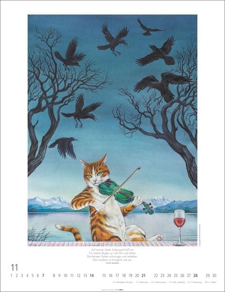 Produktbild: Schnurren und Kratzen - Bilder von Katzen Kalender 2027