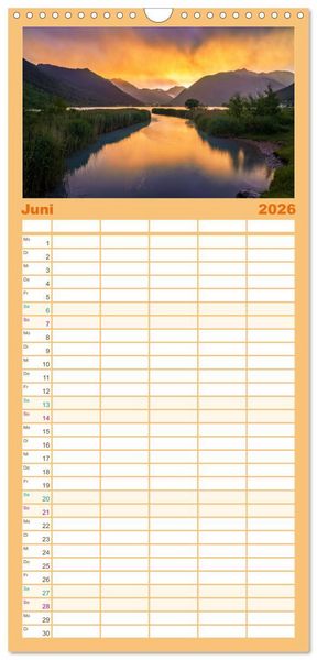 Produktbild: Familienplaner 2026 - Und ewig lockt der Achensee - Tirol mit 5 Spalten (Wandkalender, 21 x 45 cm) CALVENDO