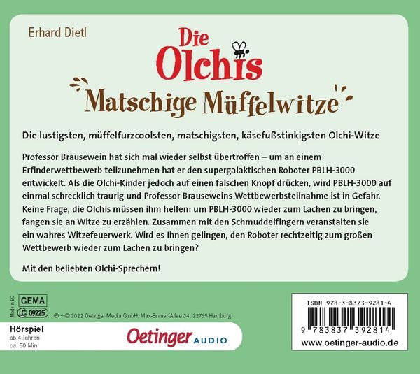 Produktbild: Die Olchis. Matschige Müffelwitze