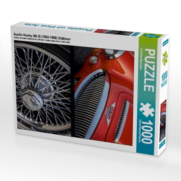Produktbild: CALVENDO Puzzle Austin Healey Mk III (1963-1968) Oldtimer | 1000 Teile Lege-Gr&ouml;&szlig;e 64x48cm Foto-Puzzle f&uuml;r gl&uuml;ckliche Stunden