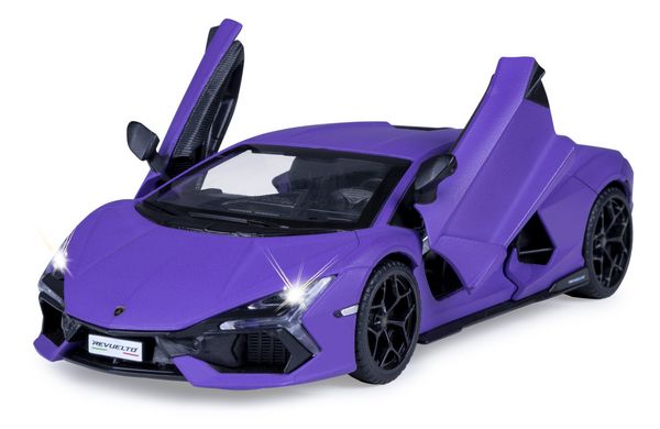 Produktbild: Lamborghini Revuelto Diecast 1:32 lila inkl. Knopfzellen