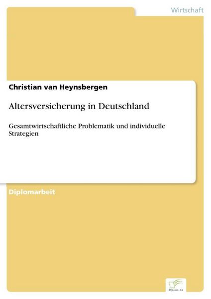 Produktbild: Altersversicherung in Deutschland