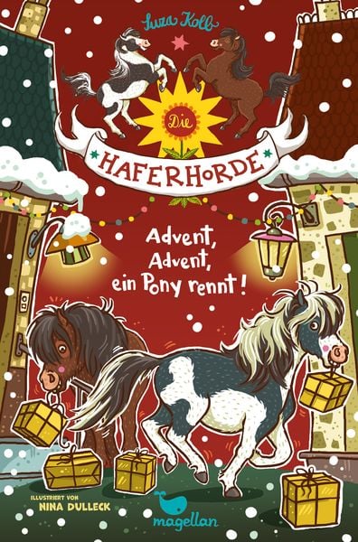 Die Haferhorde - Advent, Advent, ein Pony rennt!, Gebundene Ausgabe von Suza Kolb, Magellan, 978-3-7348-4039-5