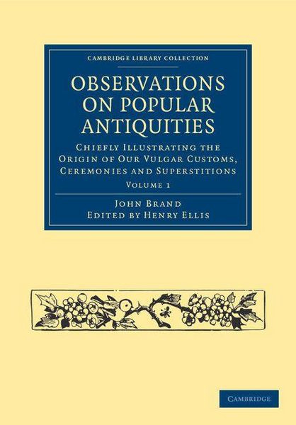 Produktbild: Observations on Popular Antiquities - Volume 1